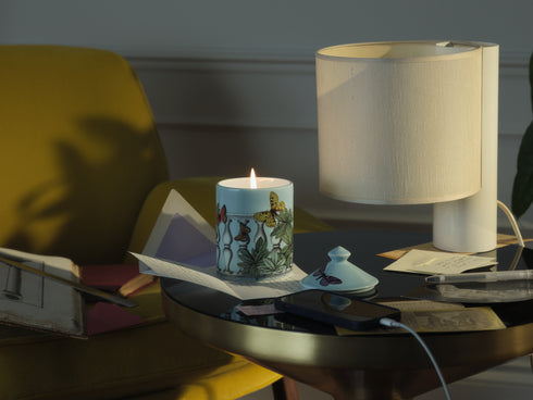 Se Poi Small Scented Candle Farfalle Balaustra - Fragrance Giardino Segreto