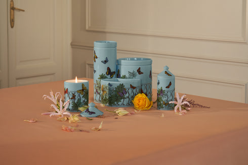 Se Poi Small Scented Candle Farfalle Balaustra - Fragrance Giardino Segreto