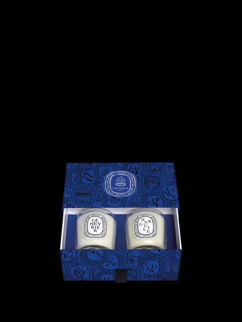 Narguile & Genevrier (Juniper) Set Of 2 Small Candles 2 X 70g