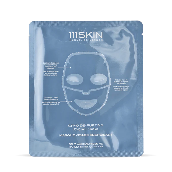 111SKIN Cryo De-Puffing Facial Mask hydrogel sheet mask