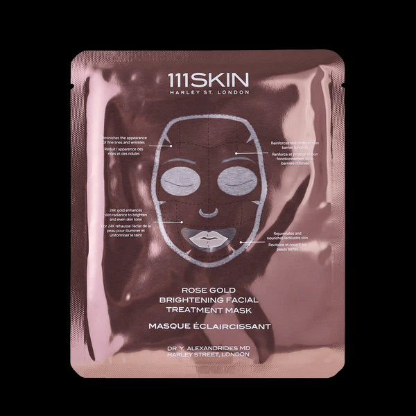 ROSE GOLD BRIGHTENING FACIAL TREATMENT MASK BOX 5