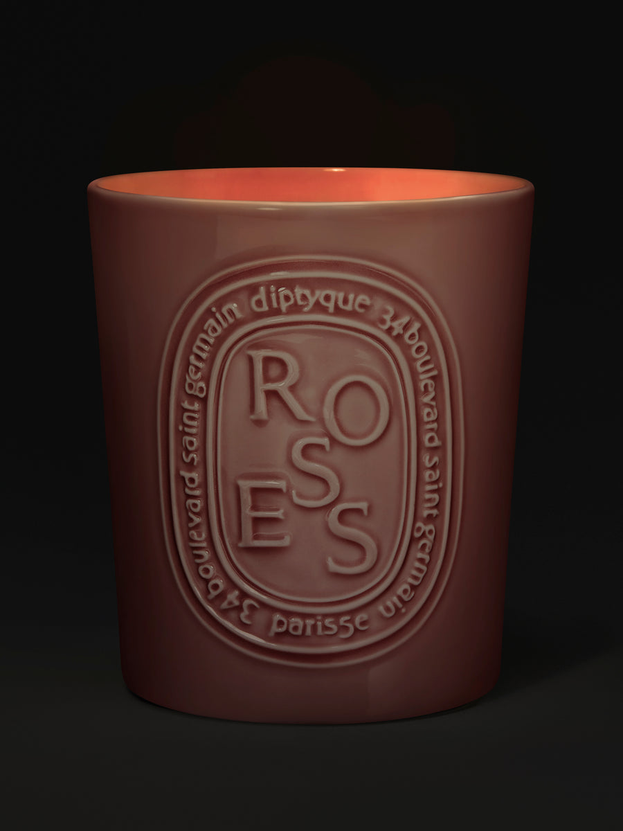 Roses Candle 600g - KENS Apothecary
