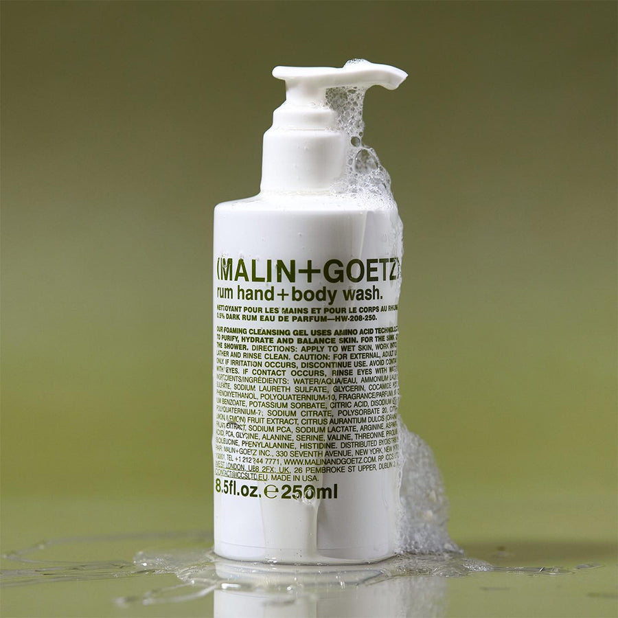 rum scented body wash