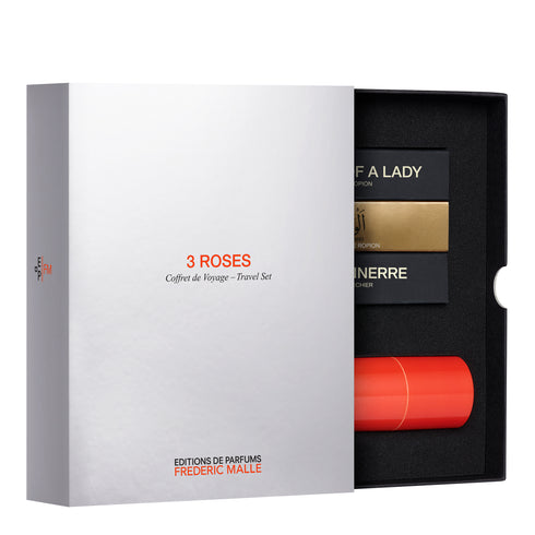 COFFRET 3X10ML + TRAVEL SPRAY - 3 ROSES