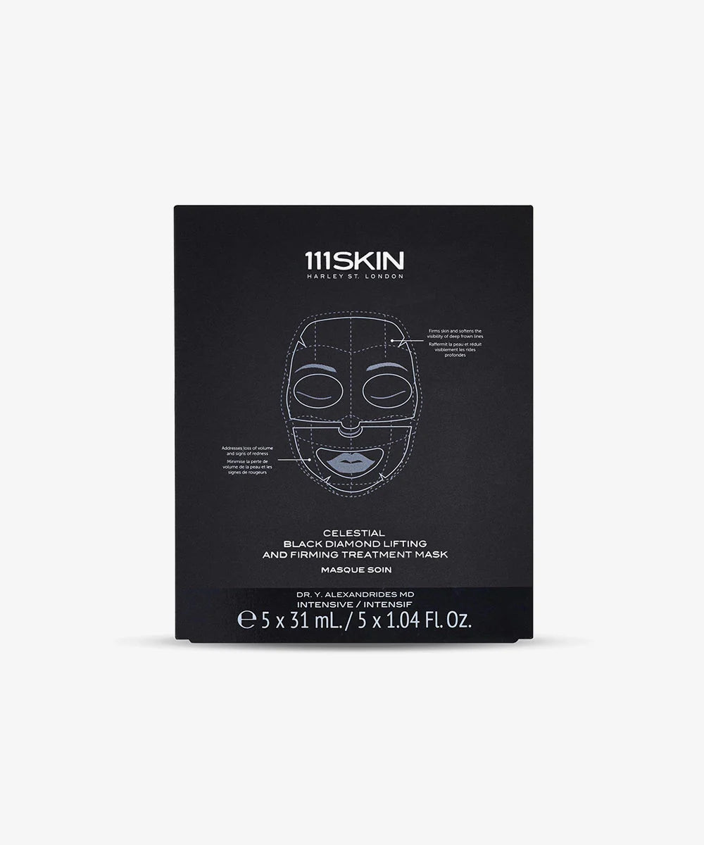 CELESTIAL BLACK DIAMOND LIFTING AND FIRMING TREATMENT MASK BOX 5