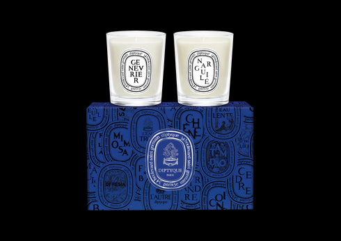 Narguilé & Genévrier (Juniper) Set of 2 Small Candles 2 x 70g