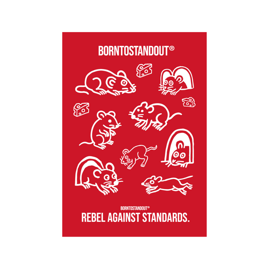 🎁 [Gift] BORNTOSTANDOUT® Sticker (100% off)