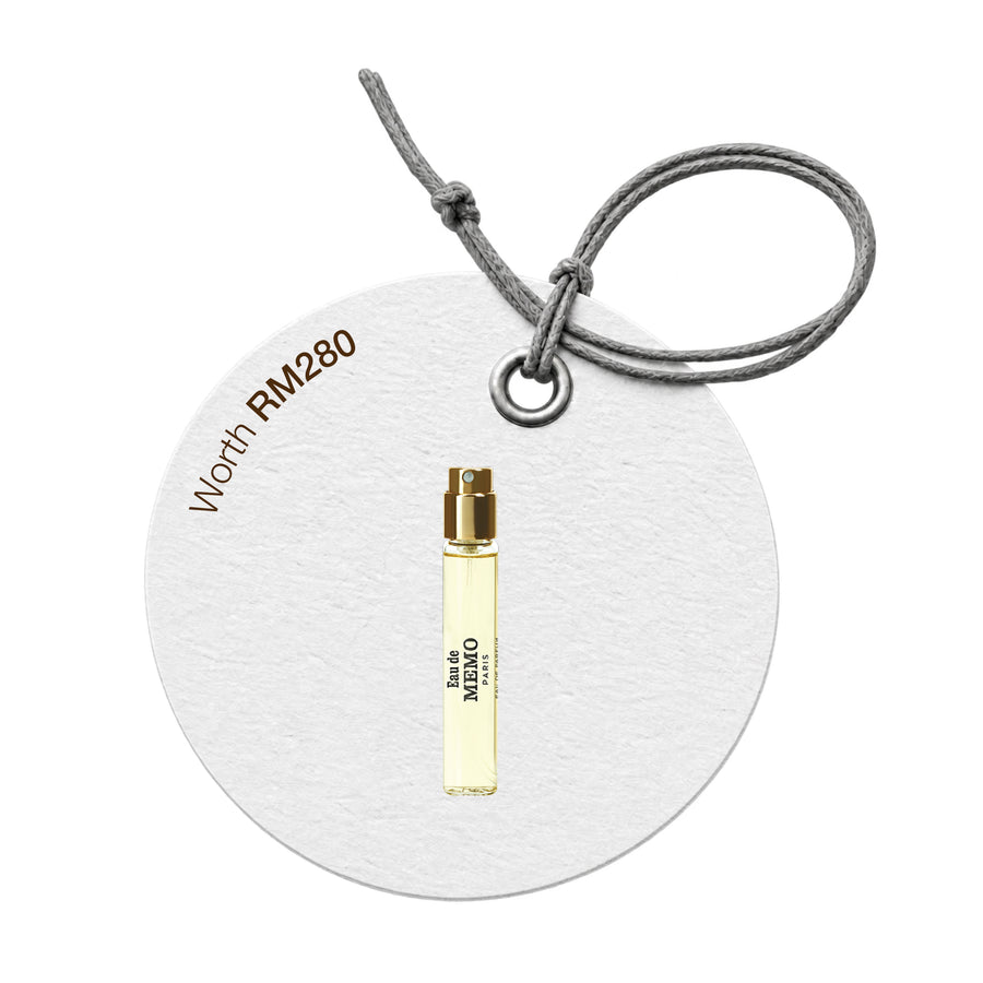 🎁 [Gift] Memo Paris Eau De Memo EDP 10ml (worth RM280) (100% off)