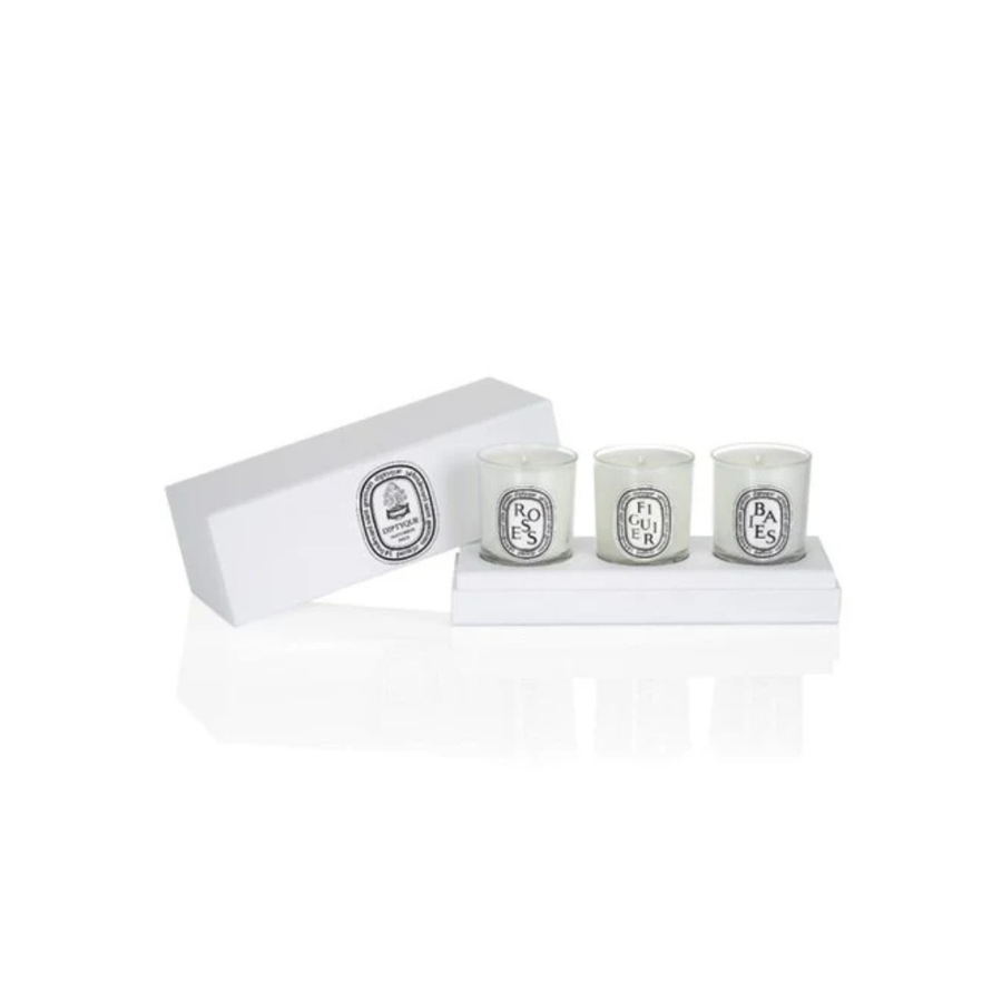 Set Of Small Candles (Baies / Berries, Fig Tree, Roses)