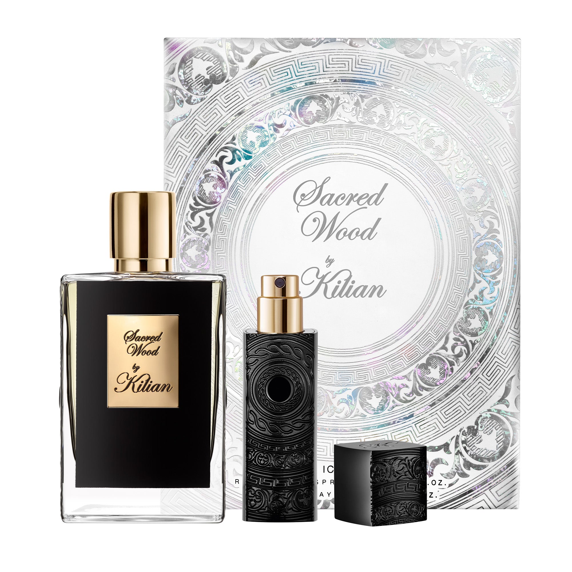 Kilian Sacred Wood Icon 限定Set 内容は写真の通りで Sacred Wood - Parfum Boisé - Les Bois de Caves | KILIAN PARIS