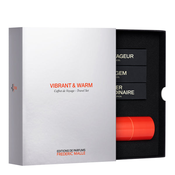 COFFRET 3X10ML + TRAVEL SPRAY - VIBRANT & WARM