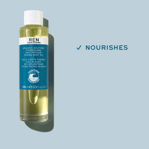 ATLANTIC KELP AND MICROALGAE ANTI-FATIGUE TONING BODY OIL